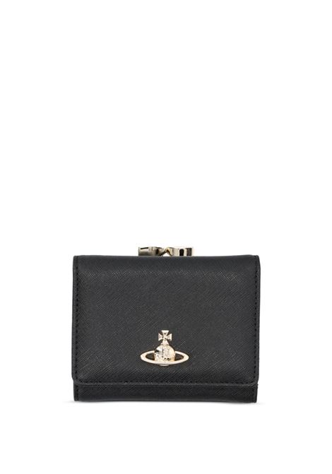 Black small frame wallet Vivienne Westwood - women VIVIENNE WESTWOOD | 5115002MWL001NN402